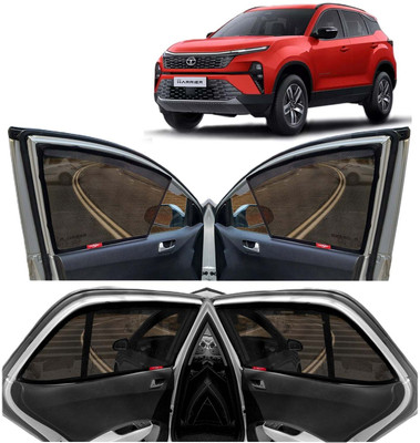 Kingsway Side Window, Rear Window, Windshield Sun Shade For Tata Harrier(Black)