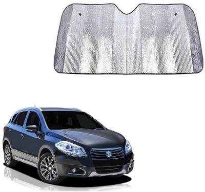 SPREADX Windshield Sun Shade For Maruti Suzuki S-Cross(Silver)