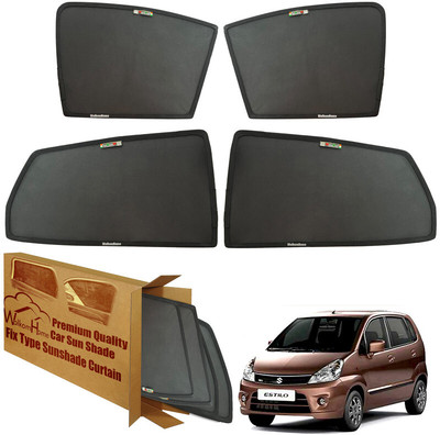 WolkomHome Side Window Sun Shade For Maruti Suzuki Zen Estilo(Black)