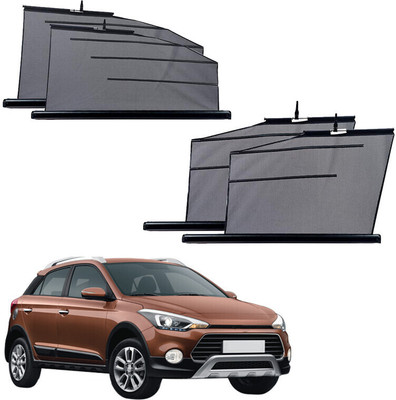 SS FOR YOUR SMART NEEDS Side Window Sun Shade For Hyundai I20 Active(Black)