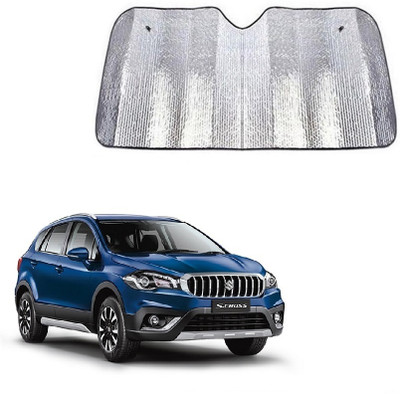 SPREADX Windshield Sun Shade For Maruti Suzuki S-Cross(Silver)