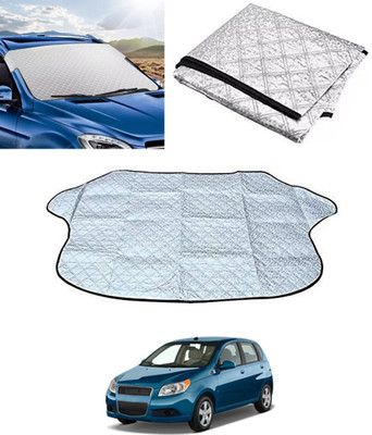 RKPSP Windshield Sun Shade For Chevrolet Aveo(Silver)