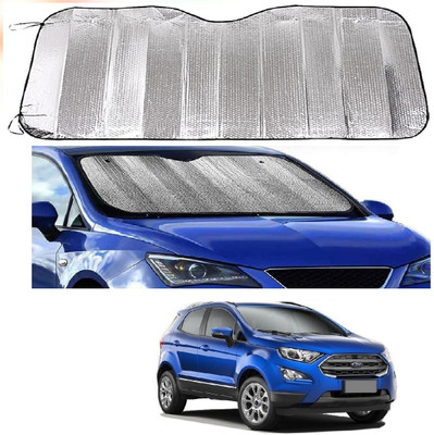 ROSHNEER ENTERPRISES Windshield Sun Shade For Ford Ecosport(Silver)