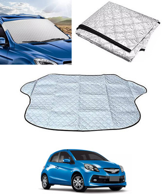 RKPSP Windshield Sun Shade For Honda Brio(Silver)