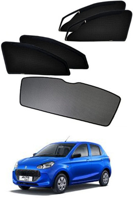 Top Vechile Rear Window, Side Window Sun Shade For Maruti Suzuki Alto K10(Black)