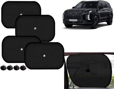 Selifaur Side Window Sun Shade For Hyundai Universal For Car(Black)