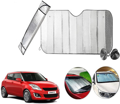 AUTO PEARL Dashboard, Windshield Sun Shade For Maruti Suzuki Swift(Silver)