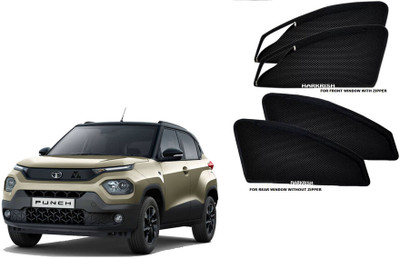 HARKRISH Side Window Sun Shade For Tata(Black)