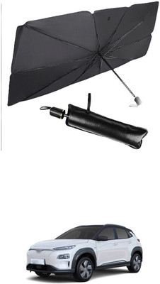 GONAMA Rear Window Sun Shade For Hyundai Universal For Car(Black)