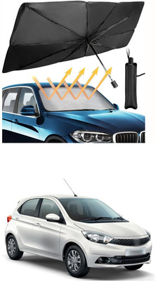 XZRTZ Windshield Sun Shade For Tata Indica Vista(Black)
