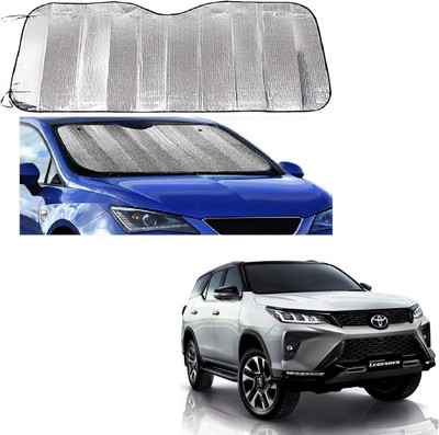 ROSHNEER ENTERPRISES Windshield Sun Shade For Toyota Fortuner(Silver)