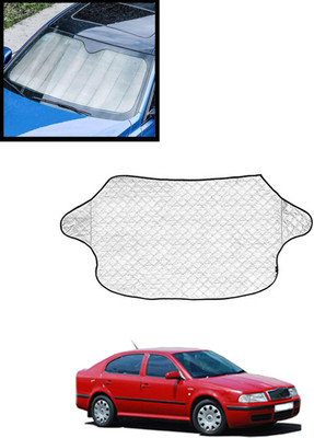 AYW Windshield Sun Shade For Skoda Octavia(Silver)