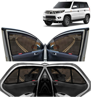 Kingsway Side Window, Rear Window Sun Shade For Mahindra Bolero Neo(Black)