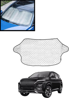 AYW Windshield Sun Shade For MG Hector(Silver)