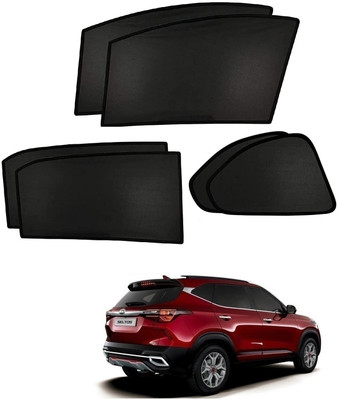 KOZDIKO Side Window, Rear Window Sun Shade For Kia Seltos(Black)