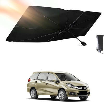 ROSHNEER ENTERPRISES Windshield Sun Shade For Honda Mobilio(Black, Silver)