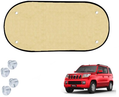 Automotive Prist Side Window Sun Shade For Mahindra TUV-300(Beige)