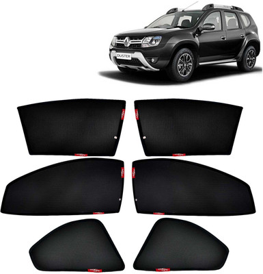 Kingsway Side Window, Rear Window Sun Shade For Renault Duster(Black)