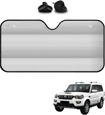 COSMOGEAR Windshield, Dashboard, Rear Window Sun Shade For Mahindra Scorpio(Silver)