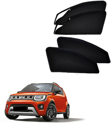 HARKRISH Side Window Sun Shade For Maruti Suzuki Ignis(Black)