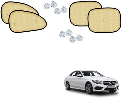 Automotive Prist Side Window Sun Shade For Mercedes Benz C220(Beige)