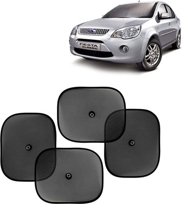 Kingsway Side Window, Rear Window, Windshield Sun Shade For Ford Fiesta(Black)