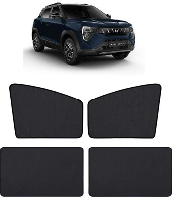 TOP VECHILE Rear Window, Side Window Sun Shade For Mahindra(Black)