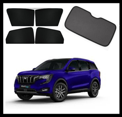 RAKRISH Rear Window, Side Window Sun Shade For Mahindra XUV 700(Black)