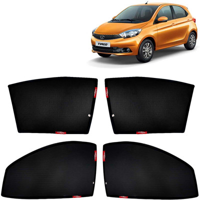 Kingsway Side Window, Rear Window Sun Shade For Tata Tiago(Black)