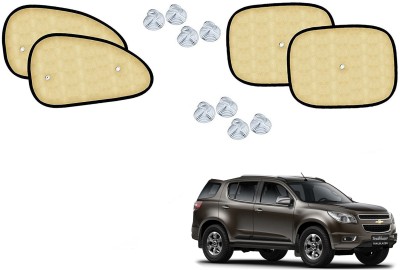 Automotive Prist Side Window Sun Shade For Chevrolet Trailblazer(Beige)