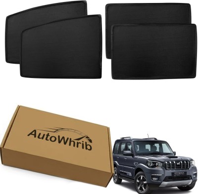 Autowhrib Side Window Sun Shade For Mahindra Scorpio(Black)