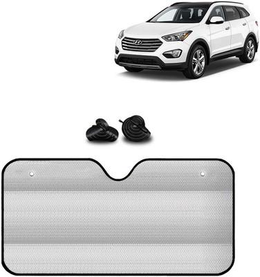 Kingsway Windshield, Dashboard, Rear Window Sun Shade For Hyundai Santa Fe(Silver)