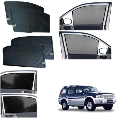 WolkomHome Side Window Sun Shade For Ford Endeavour(Black)