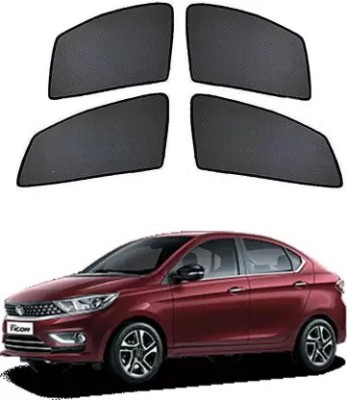 RAKRISH Rear Window, Side Window Sun Shade For Tata Tigor(Black)