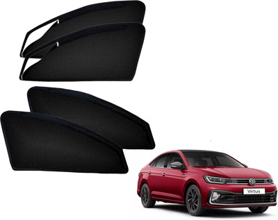 PEEPS STORE Rear Window, Side Window Sun Shade For Volkswagen(Black)