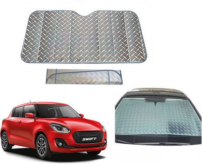 AUTO PEARL Dashboard, Windshield Sun Shade For Maruti Suzuki Swift(Grey)