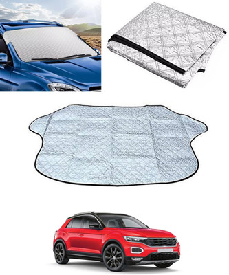 RKPSP Windshield Sun Shade For Volkswagen Universal For Car(Silver)
