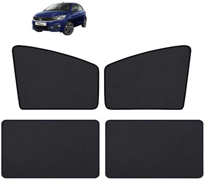 Auto Hub Side Window Sun Shade For Tata Tiago(Black)