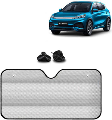 Kingsway Windshield, Dashboard, Rear Window, Side Window Sun Shade For BYD ATTO 3(Silver)