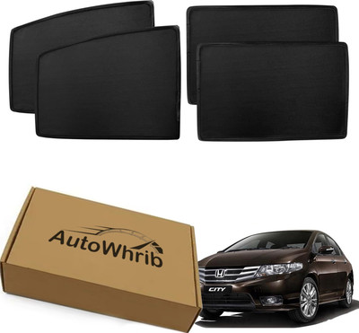 Autowhrib Side Window Sun Shade For Honda Universal For Car(Black)