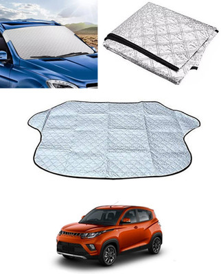 RKPSP Windshield Sun Shade For Mahindra Universal For Car(Silver)