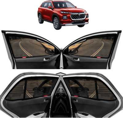 Kingsway Side Window, Rear Window Sun Shade For Maruti Suzuki Grand Vitara(Black)