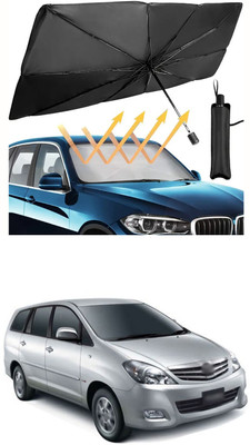 XZRTZ Windshield Sun Shade For Tata Tiago(Black)