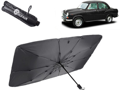 Selifaur Dashboard, Rear Window, Sun Roof, Windshield Sun Shade For HM Ambassador(Black)