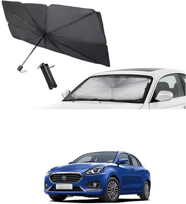 GONAMA Windshield Sun Shade For Maruti Suzuki Swift Dzire(Silver)