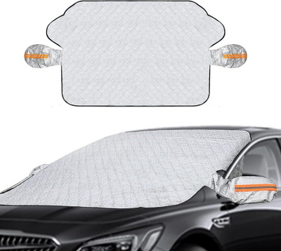 Shikshapatri Windshield Sun Shade For Universal For Car Universal For Car(Silver)