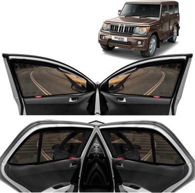 Kingsway Rear Window, Side Window, Windshield Sun Shade For Mahindra Bolero(Black)