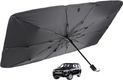 MOCKHE Windshield Sun Shade For Ford Endeavour(Silver)