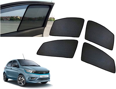 AUTO PEARL Side Window Sun Shade For Tata Tiago(Black)