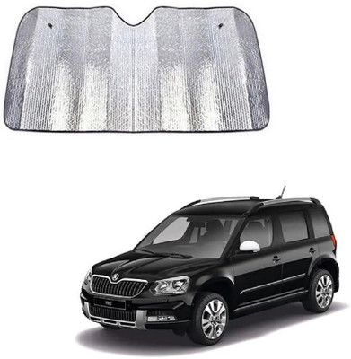 SPREADX Windshield Sun Shade For Skoda Yeti(Silver)